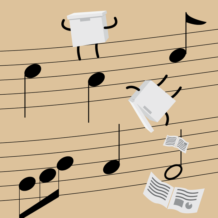 The best way to store sheet music at home!