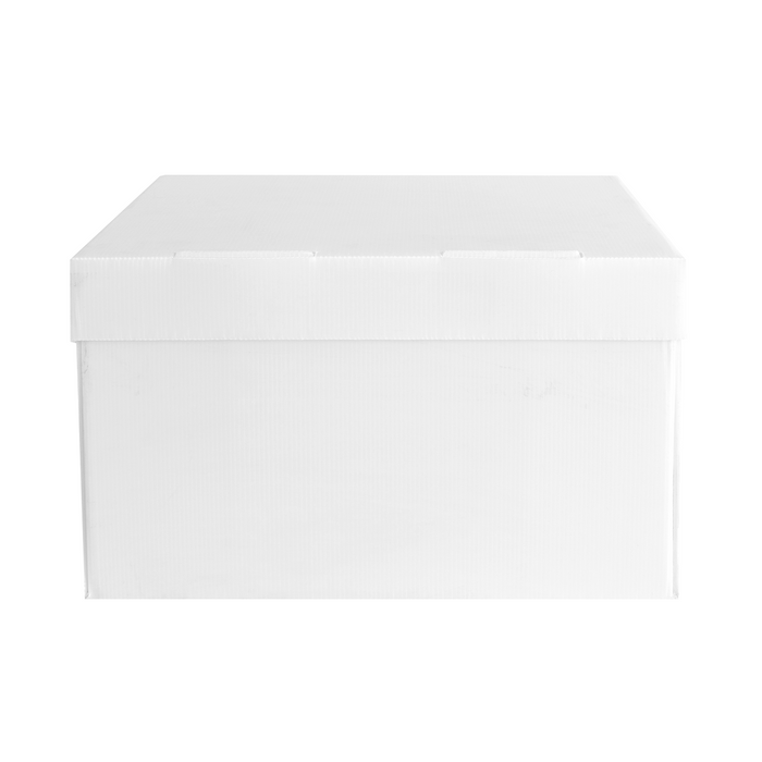 A4 plastic archive box attached lid strong handles banker box