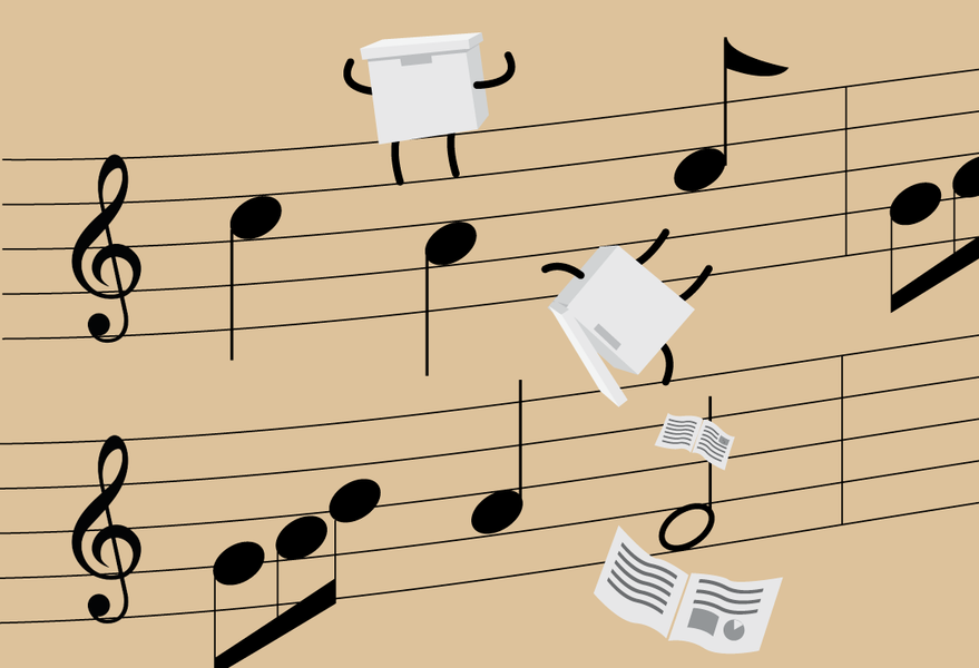 The best way to store sheet music at home! — Archive Boxes Australia