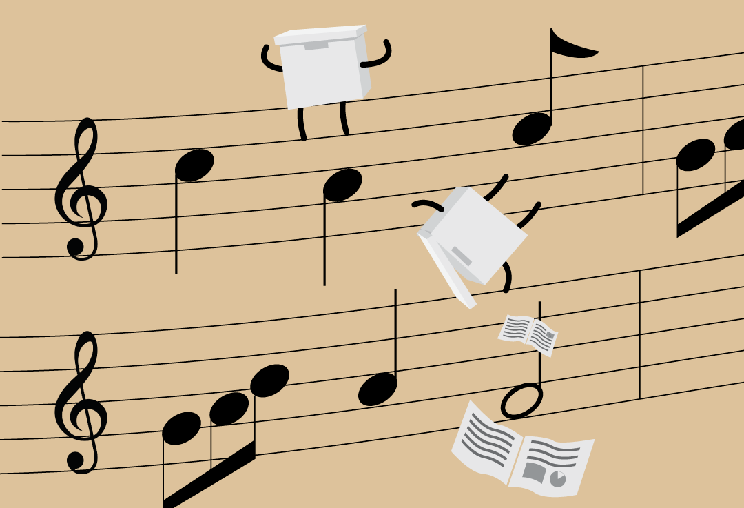 The best way to store sheet music at home! — Archive Boxes Australia