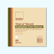 12" audiophile inner sleeves for vinyl records, MOFI style anti-static protection