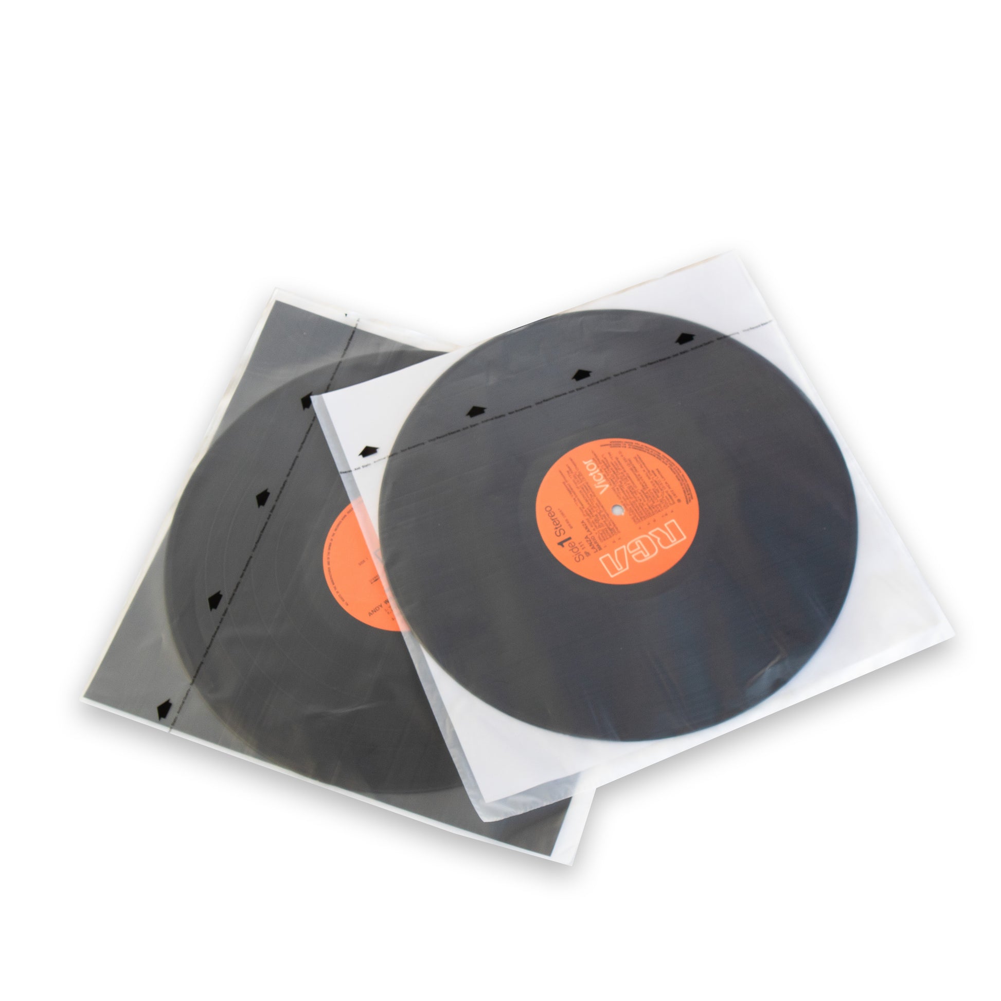12" audiophile inner sleeves for vinyl records, MOFI style anti-static protection