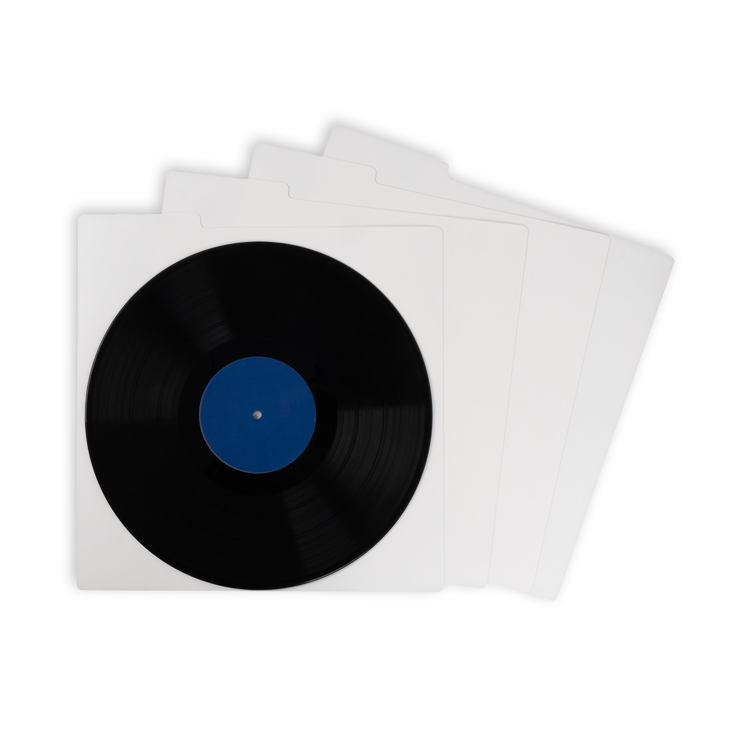 12" Vinyl Record Dividers 10 Pack – interior view, vinyl record storage