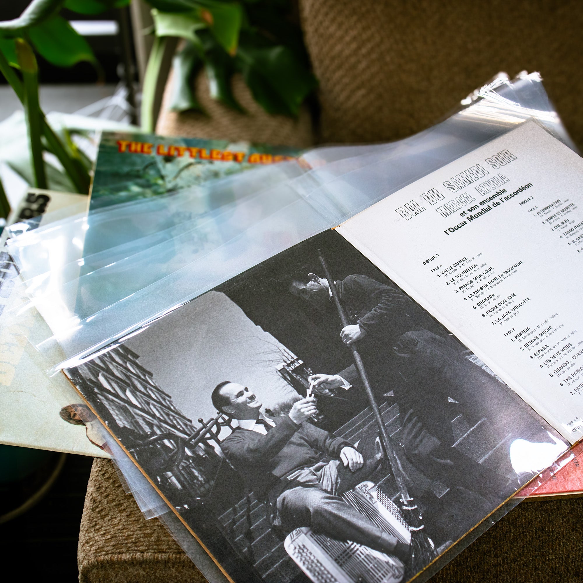 12" Vinyl Record Gatefold Outer Sleeves – interior view, vinyl record storage
