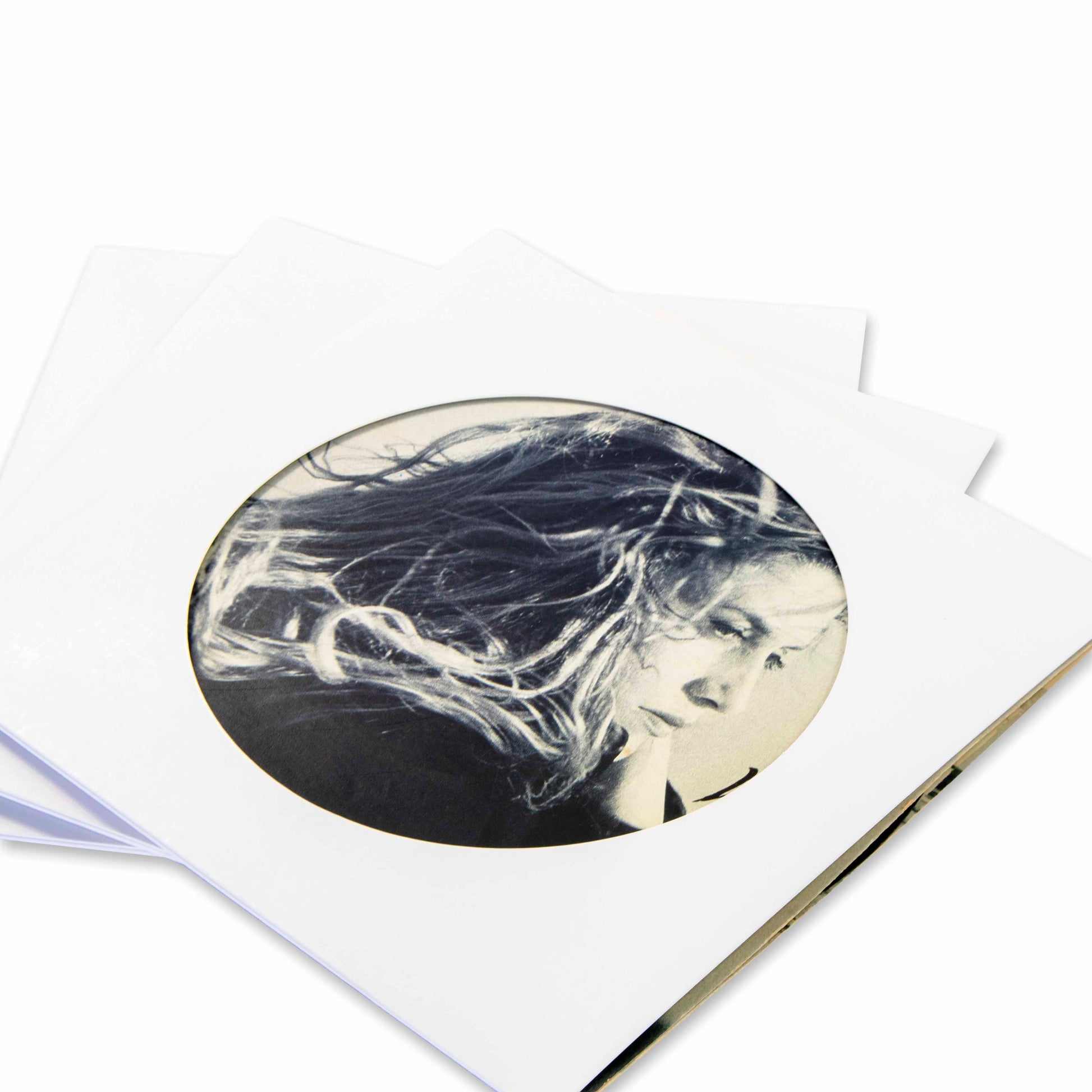 7"/45 RPM Vinyl Record Picture Jacket Sleeves – alternate angle, vinyl record storage