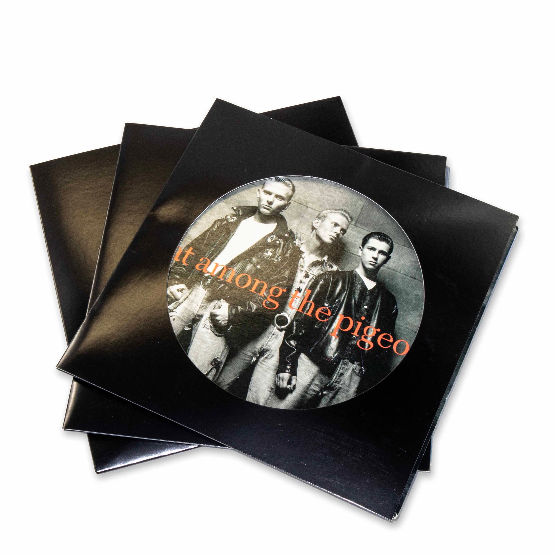 7"/45 RPM Vinyl Record Picture Jacket Sleeves – packaging shot, vinyl record storage