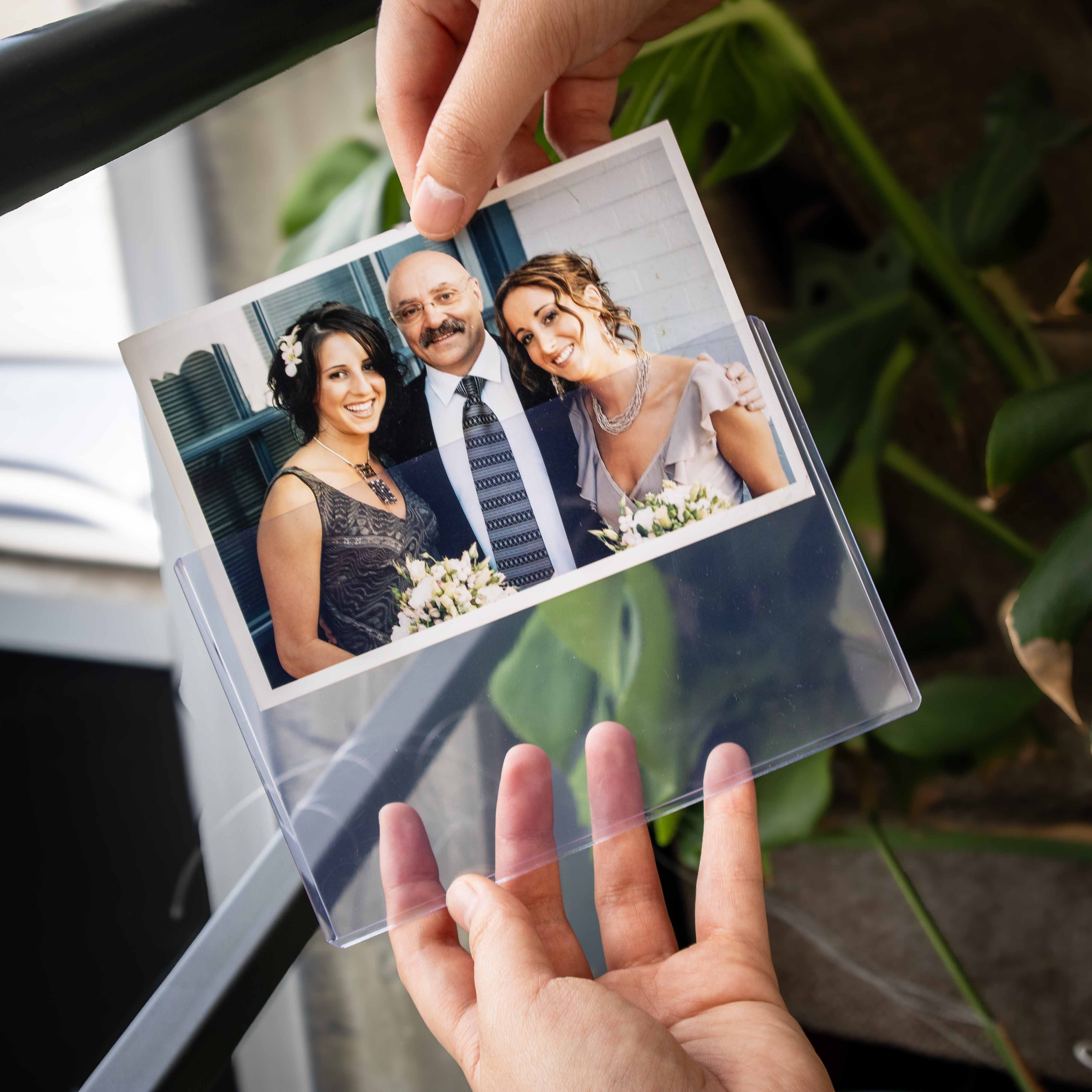 6x4" Photograph Toploaders Landscape – lifestyle in use, archival photo protection