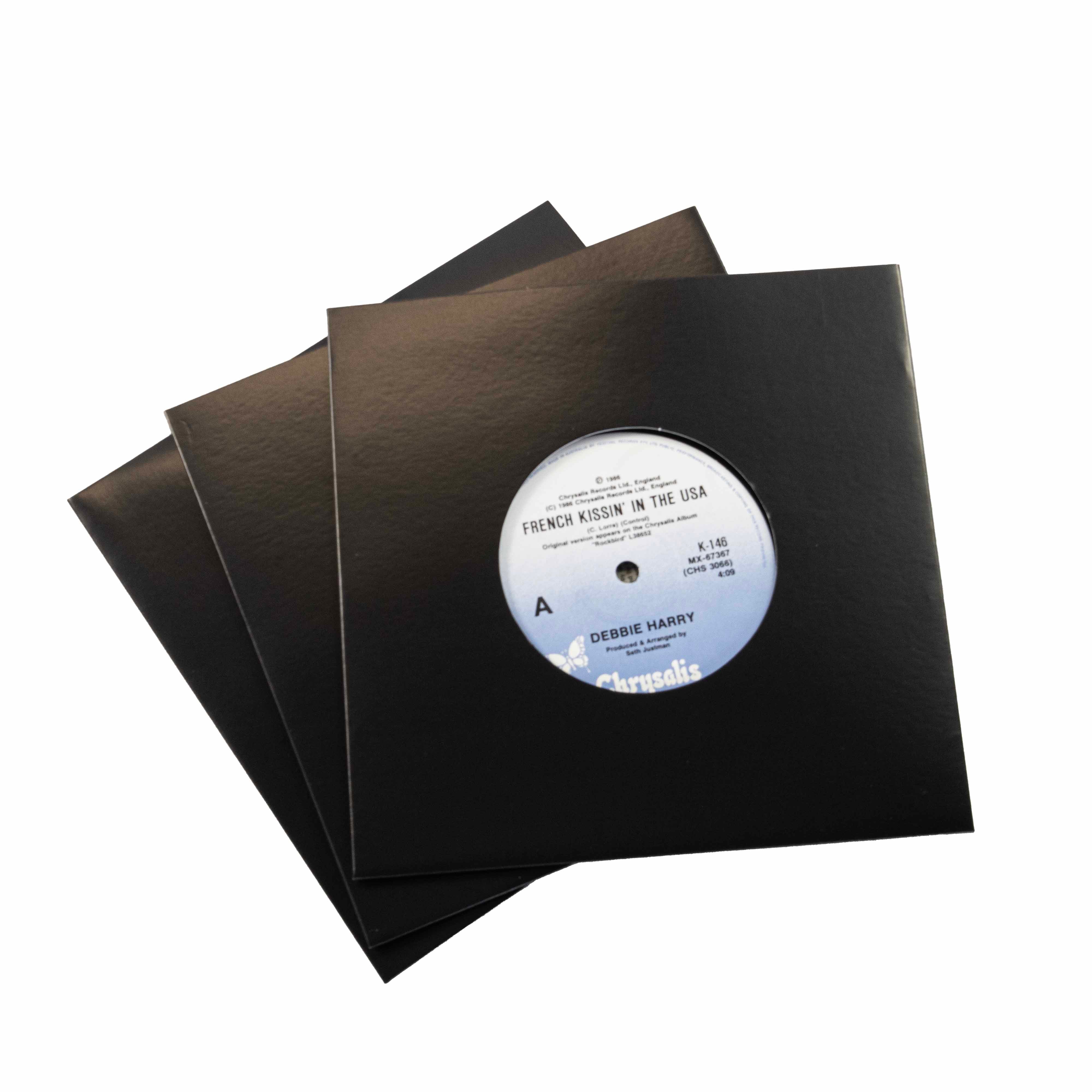 7"/45 RPM Vinyl Record LP Jacket Sleeves – lifestyle in use, vinyl record storage
