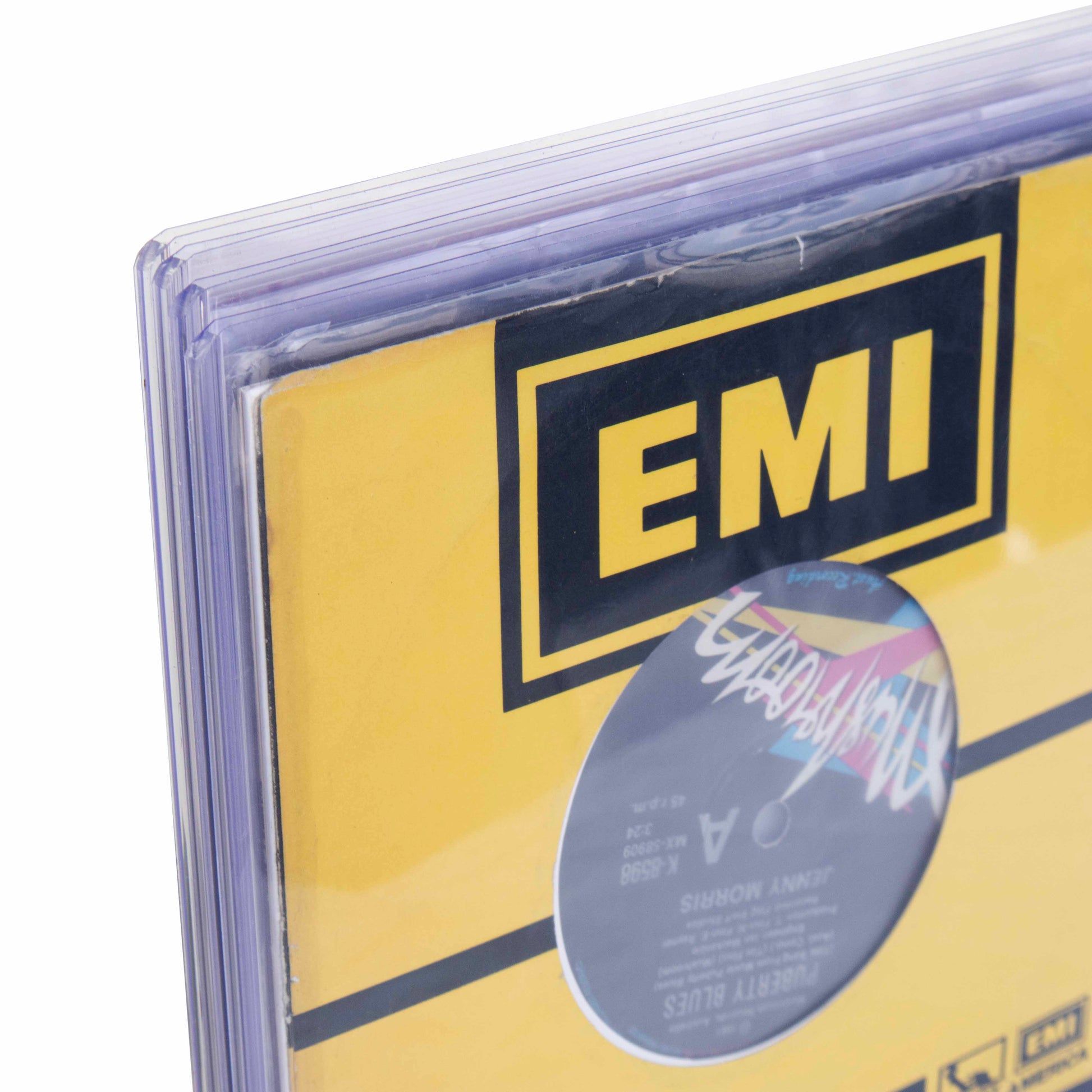 7" Vinyl Record Toploaders – close-up detail, vinyl record storage