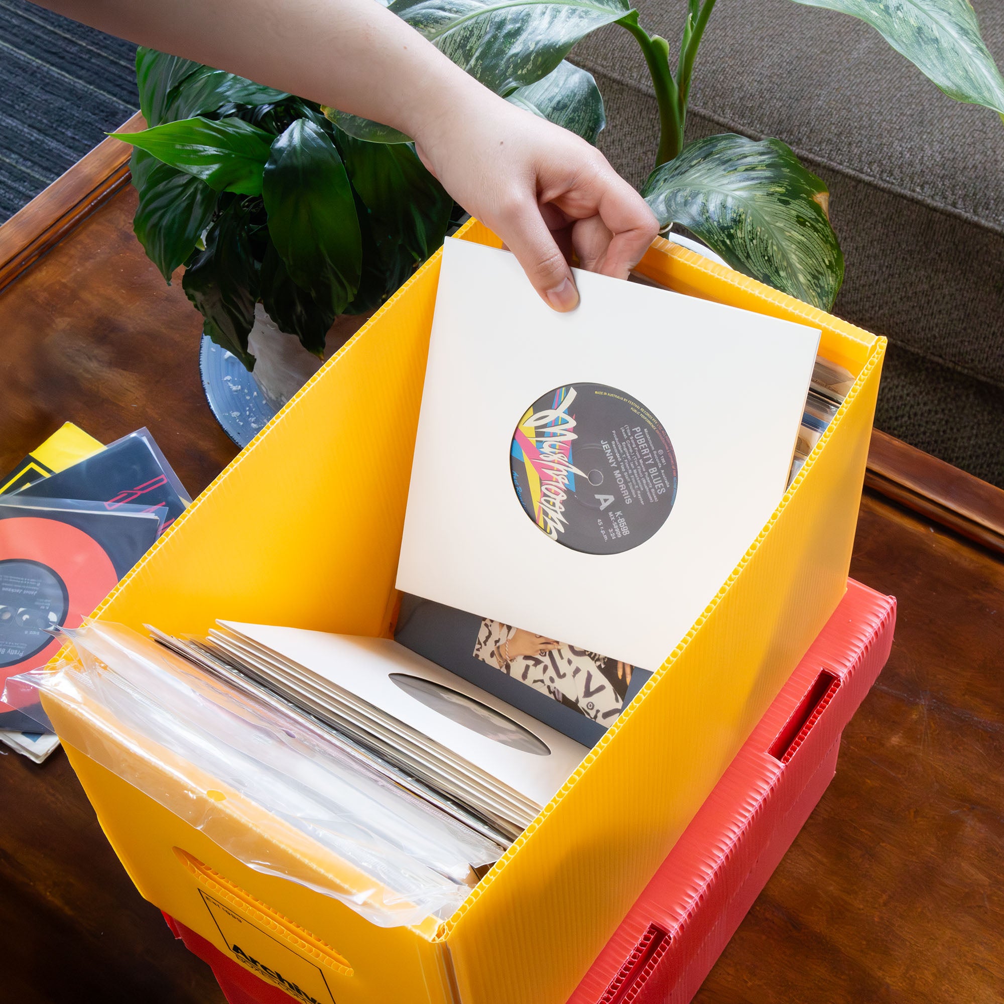7-inch vinyl record jacket sleeves for 45 RPM singles made from thick, acid-free cardboard
