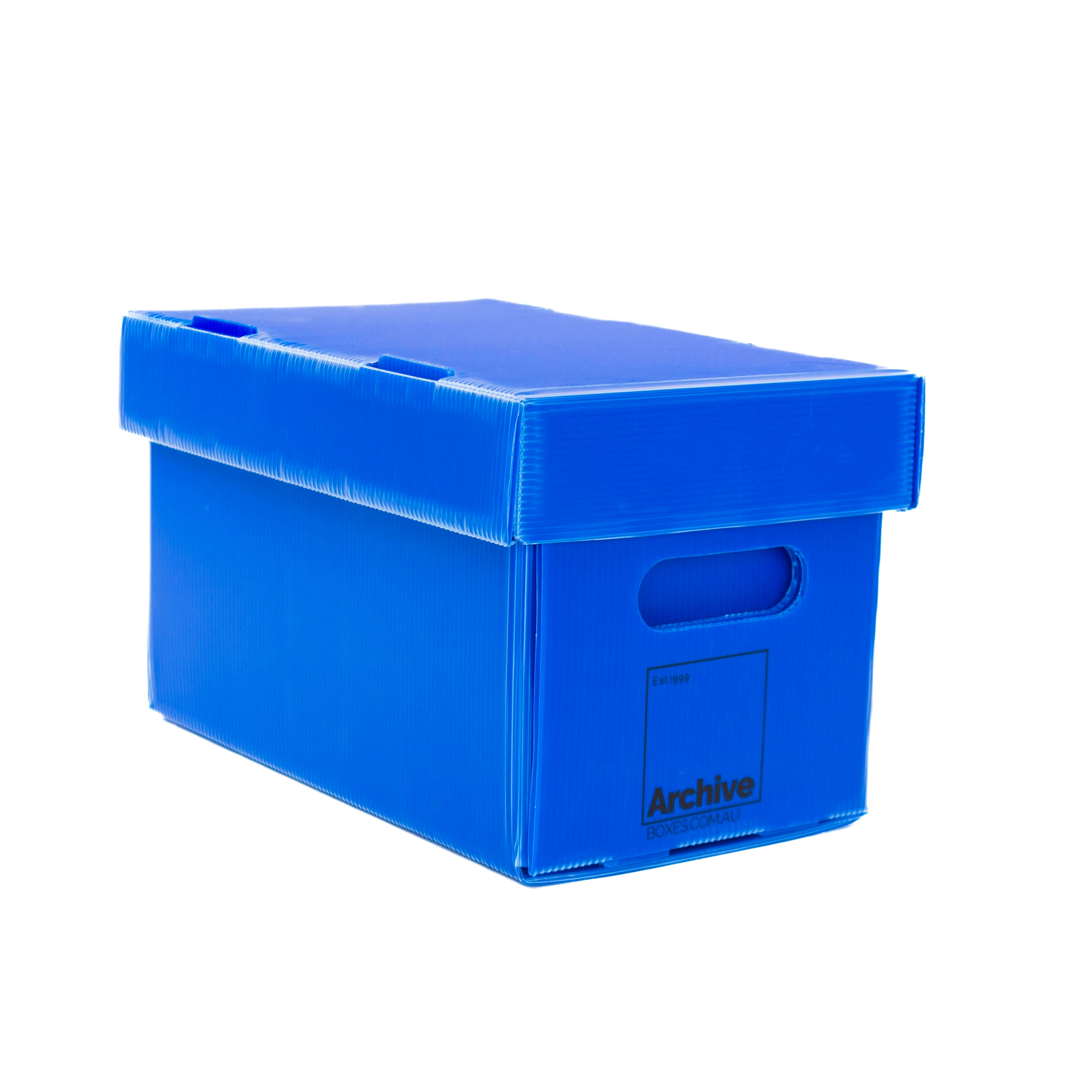 Archival-safe 7"/ 45 RPM vinyl storage box, acid-free and stackable for long-term protection