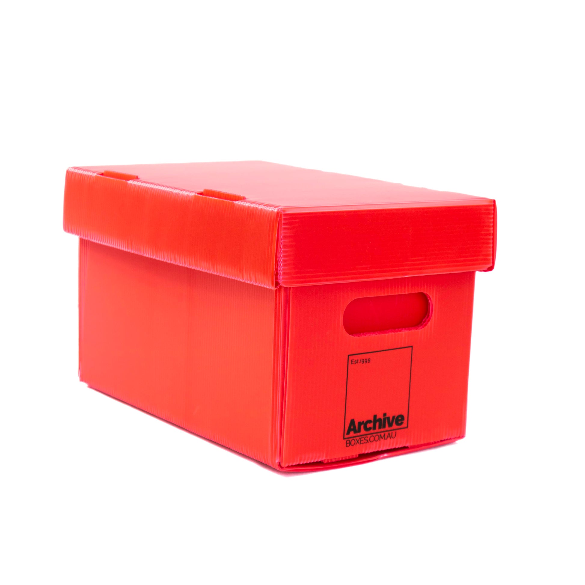 Archival-safe 7"/ 45 RPM vinyl storage box, acid-free and stackable for long-term protection