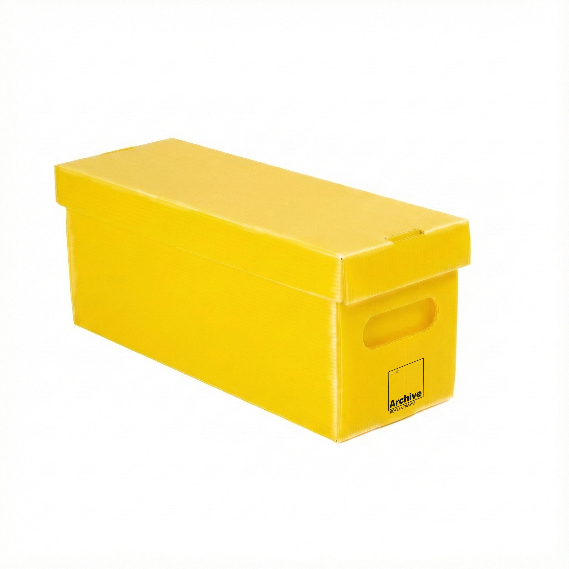 Archival CD Storage Box, holds up to 35 standard jewel cases or 120 - 180 discs in sleeves, acid-free polypropylene organiser