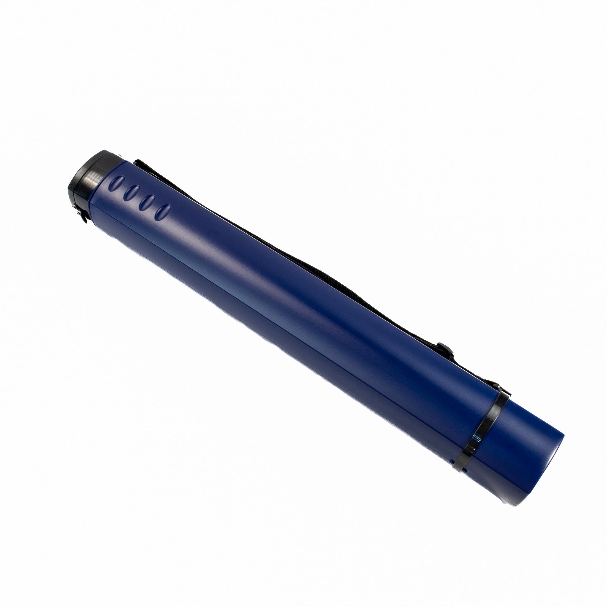 Poster storage tube with secure cap and protective casing
