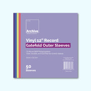 12" Vinyl Record Gatefold Outer Sleeves