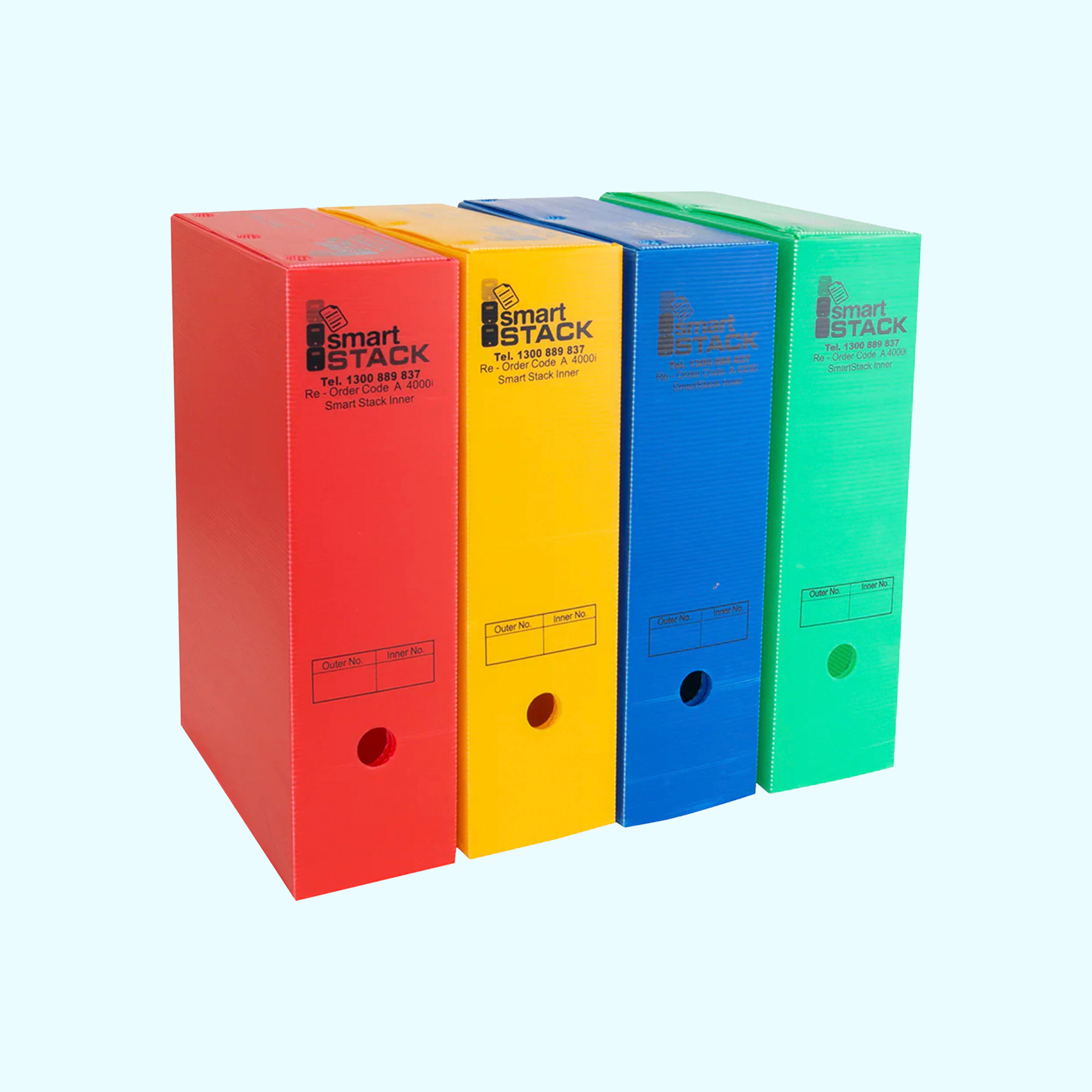 A4 Foolscap File Box – front view, acid-free document storage Australia