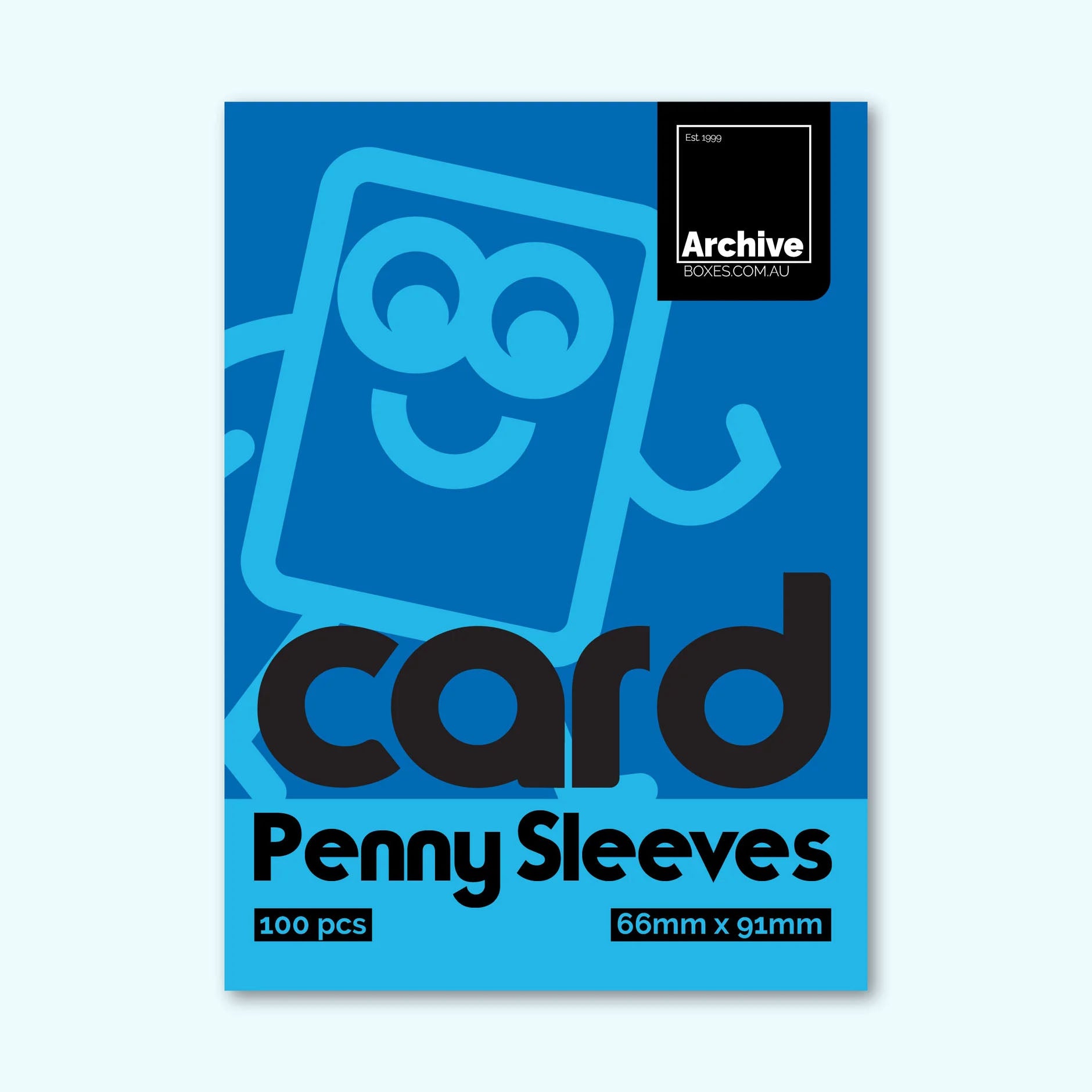 Card Penny/Soft Sleeves – front view, trading card protection