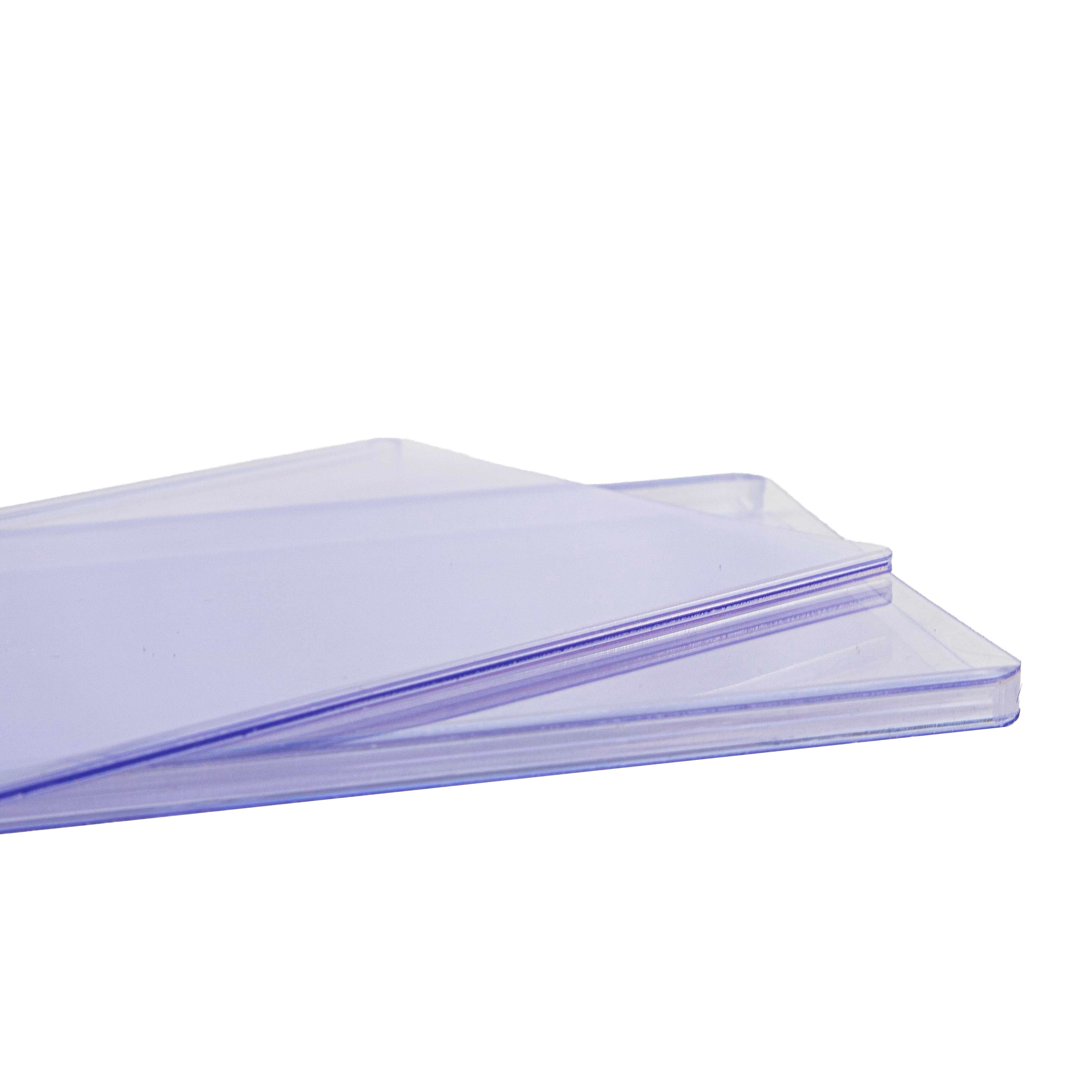 35PT Card Toploaders – interior view, trading card protection