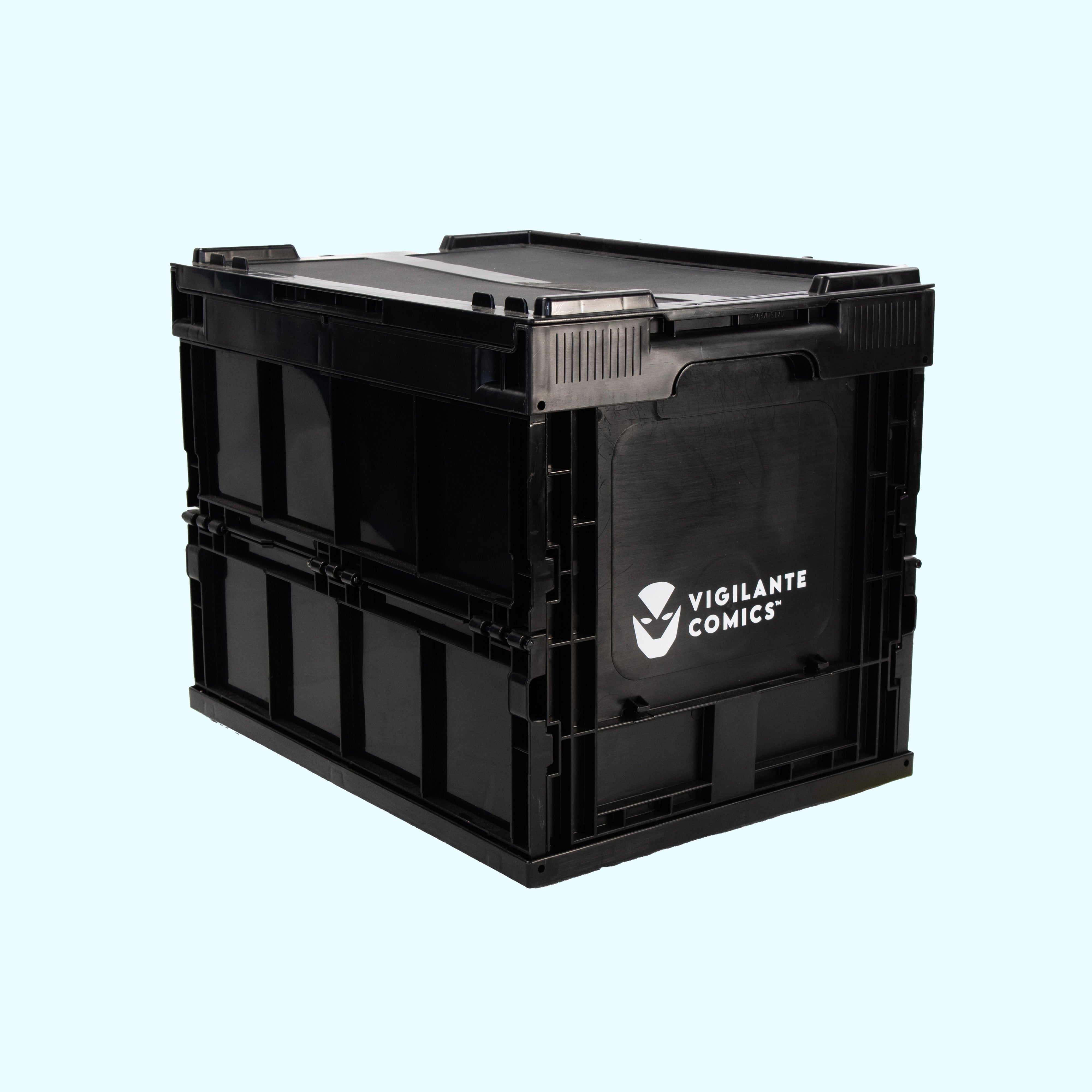 Comic Book Dante Double Crate – front view, comic book storage
