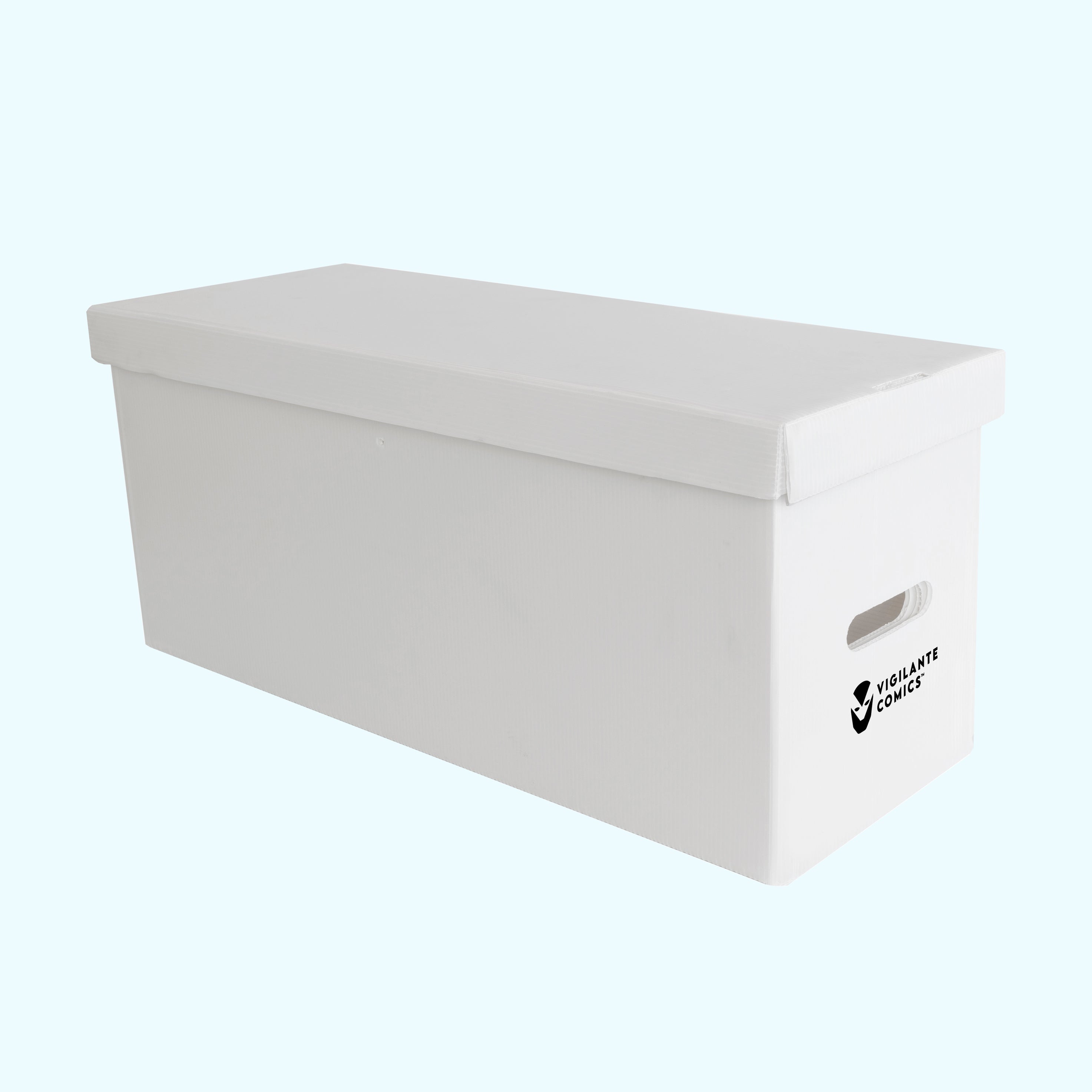 Comic Book Long Box – front view, comic book storage