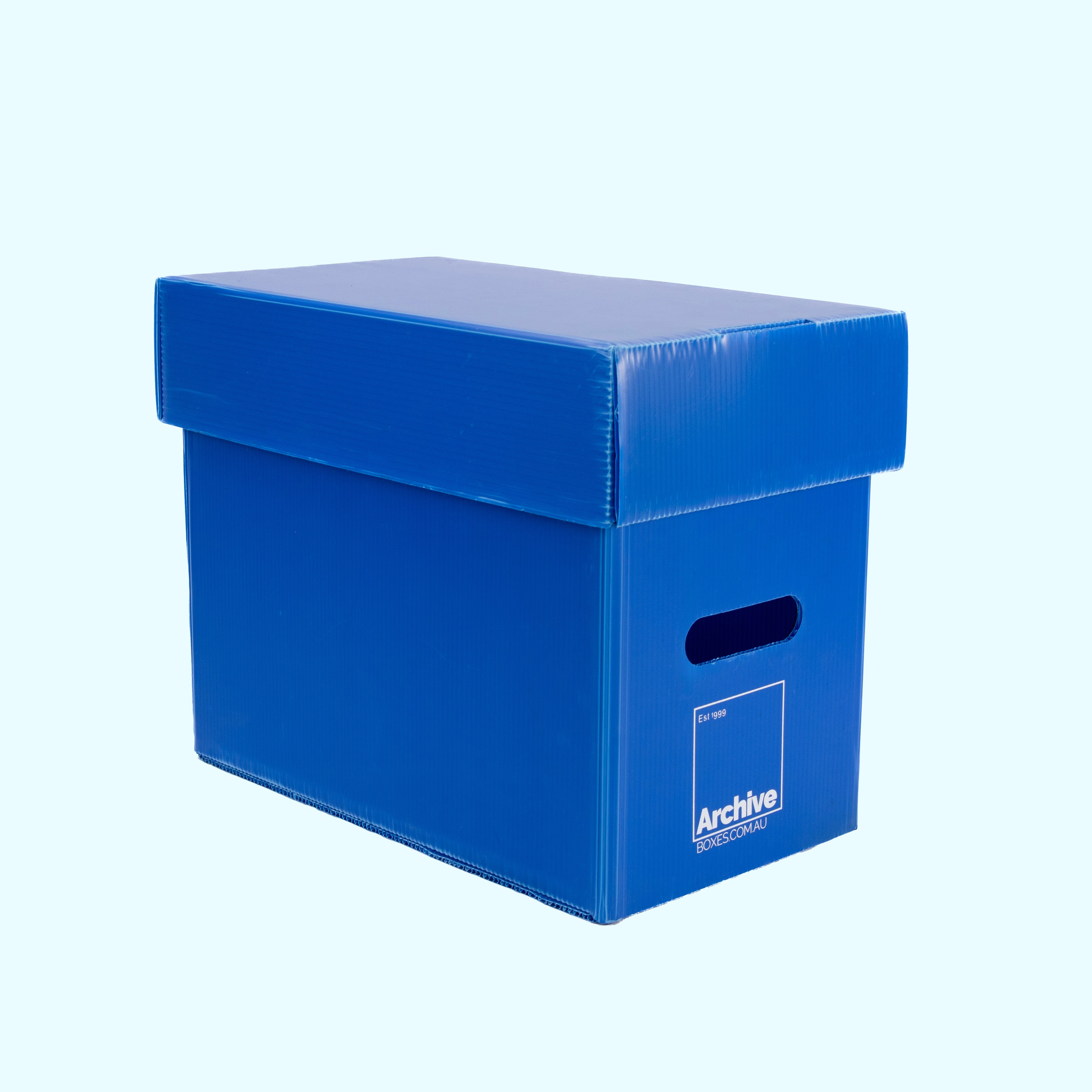Comic Book Short Box – front view, comic book storage
