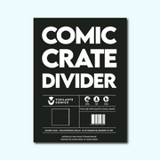Comic Book Dante Crate Divider – front view, comic book storage