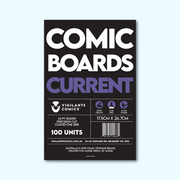 Current Comic Book Boards – front view, acid-free comic protection