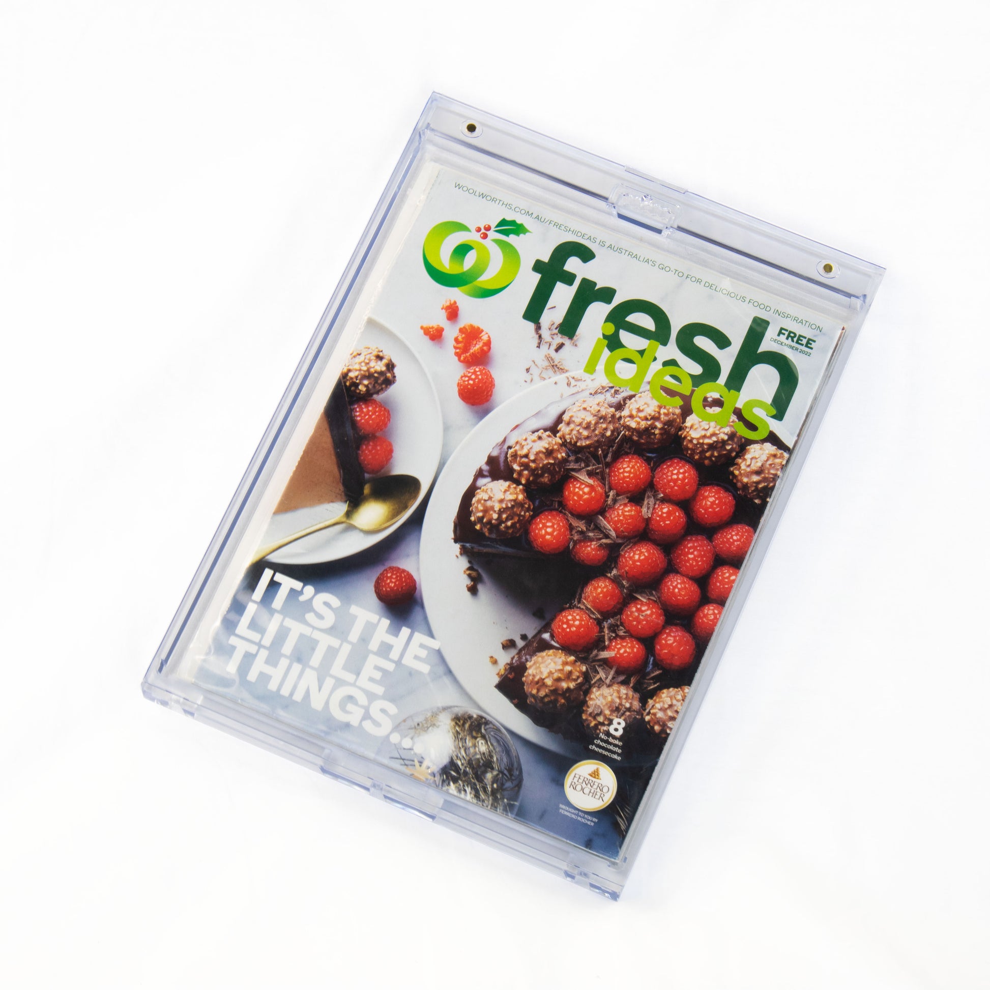Magazine Magnetic Holder – top-down view, magazine storage