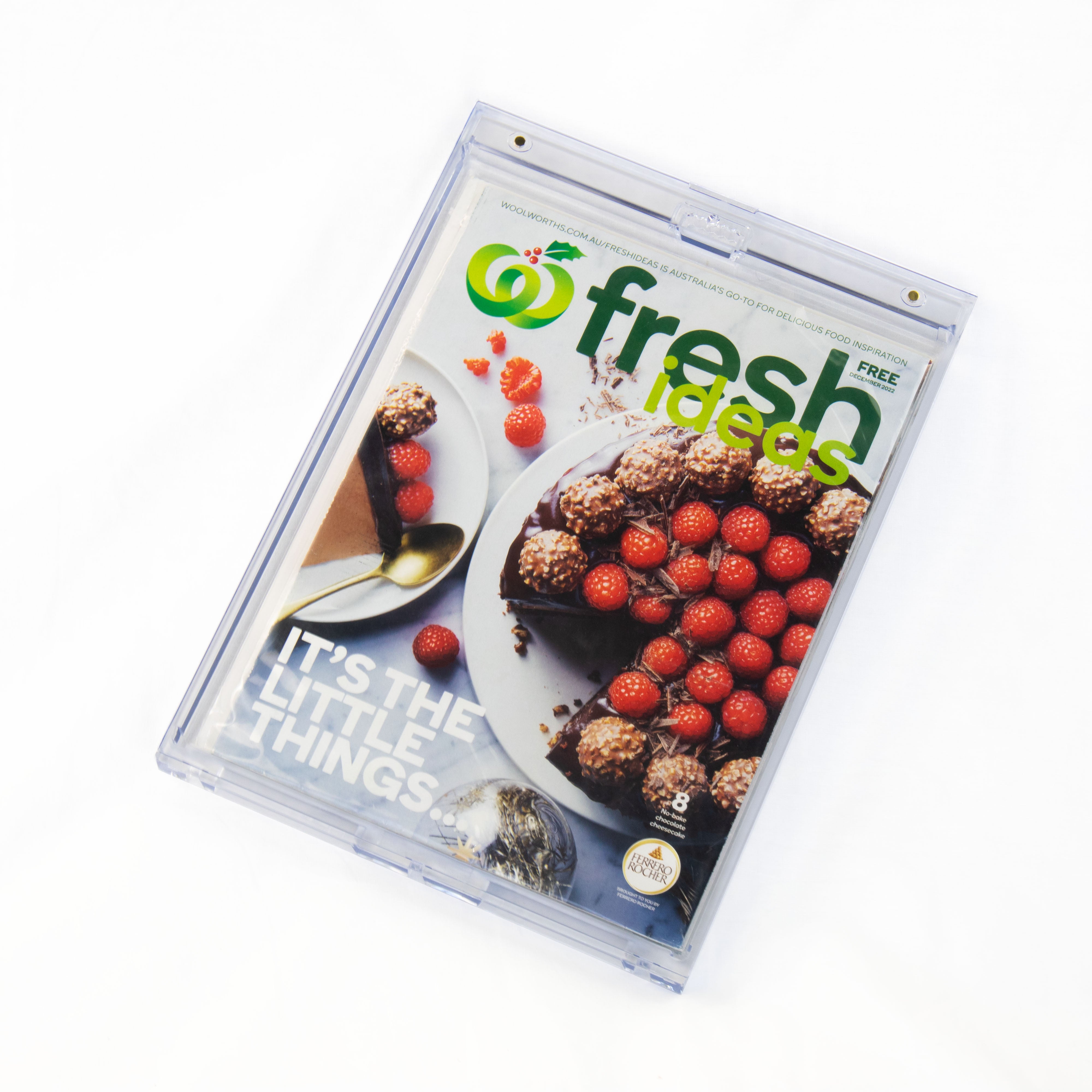 Magazine Magnetic Holder – top-down view, magazine storage