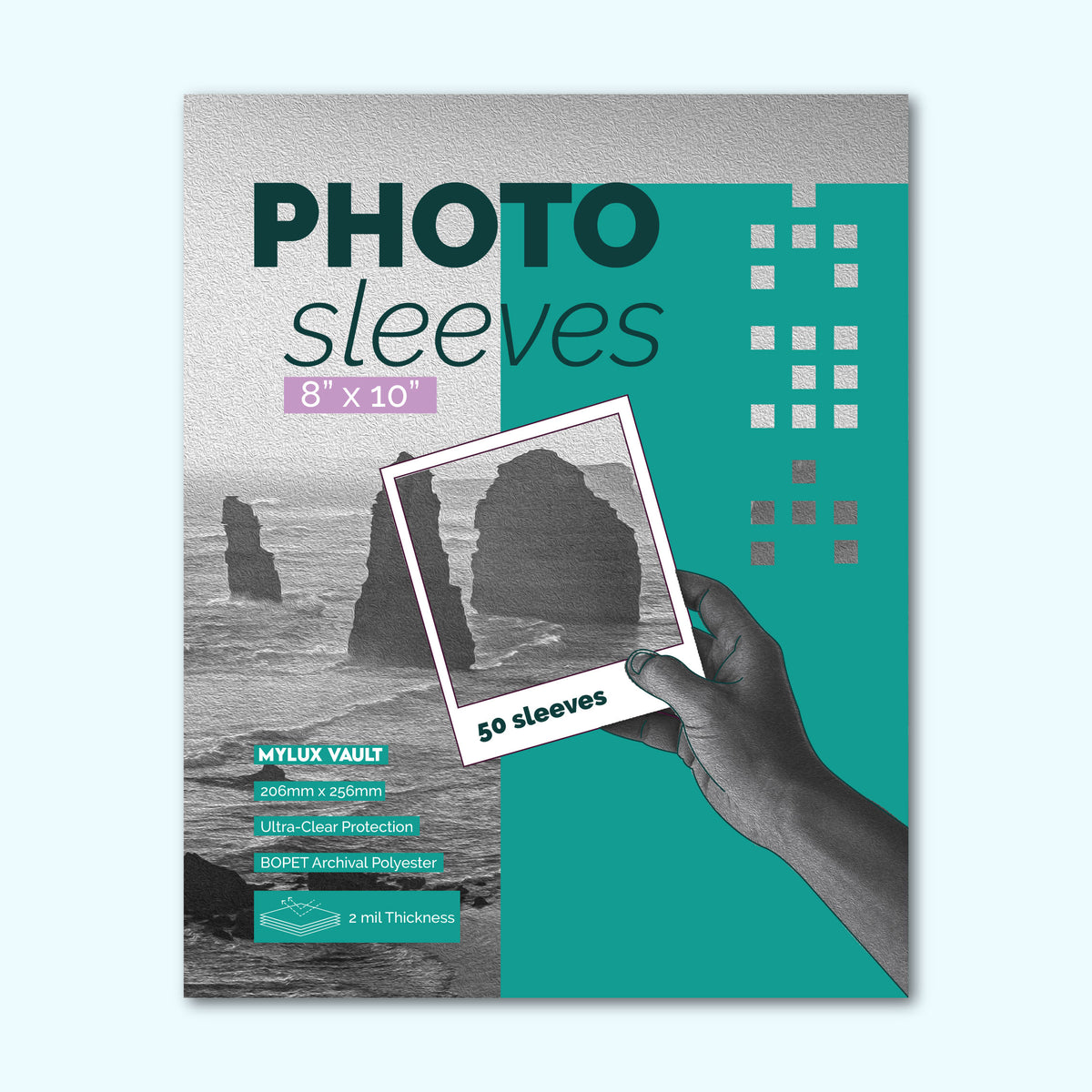 Mylux Vault Mylar 8x10" Photo Protection Sleeves | Photo Storage Accessories