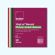 12" Vinyl Record Picture Jacket Sleeves