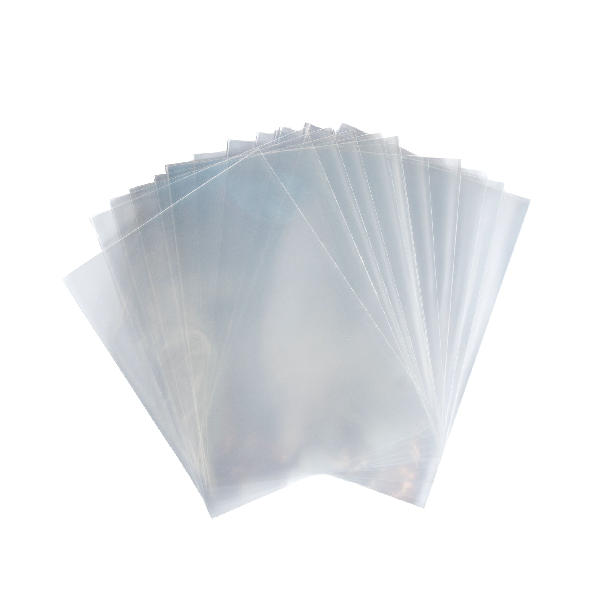 Clear archival photo sleeves that protect photos from dust, scratches, and moisture. Durable, acid-free, and perfect for long-term photo storage with crystal-clear visibility.