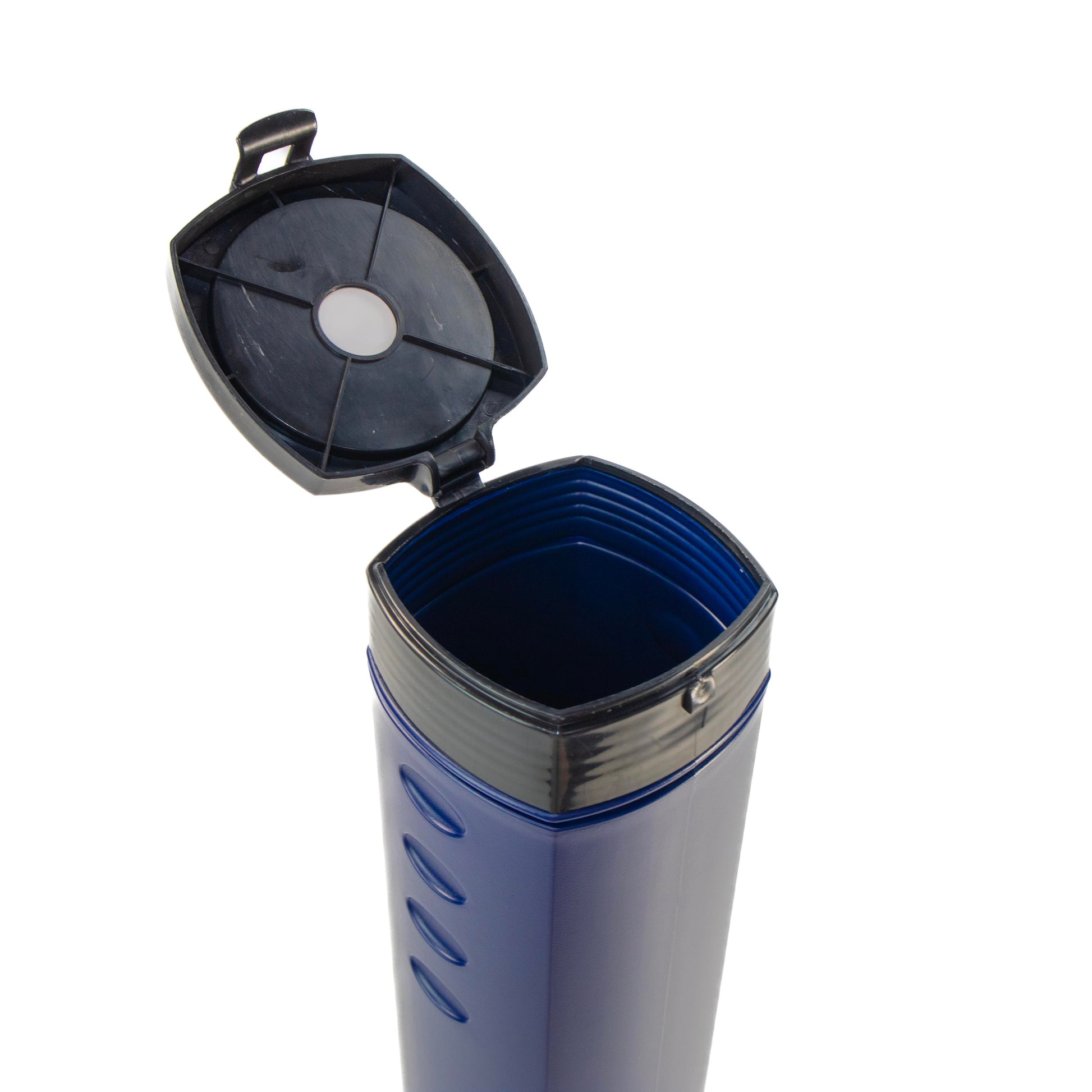 Poster storage tube with secure cap and protective casing