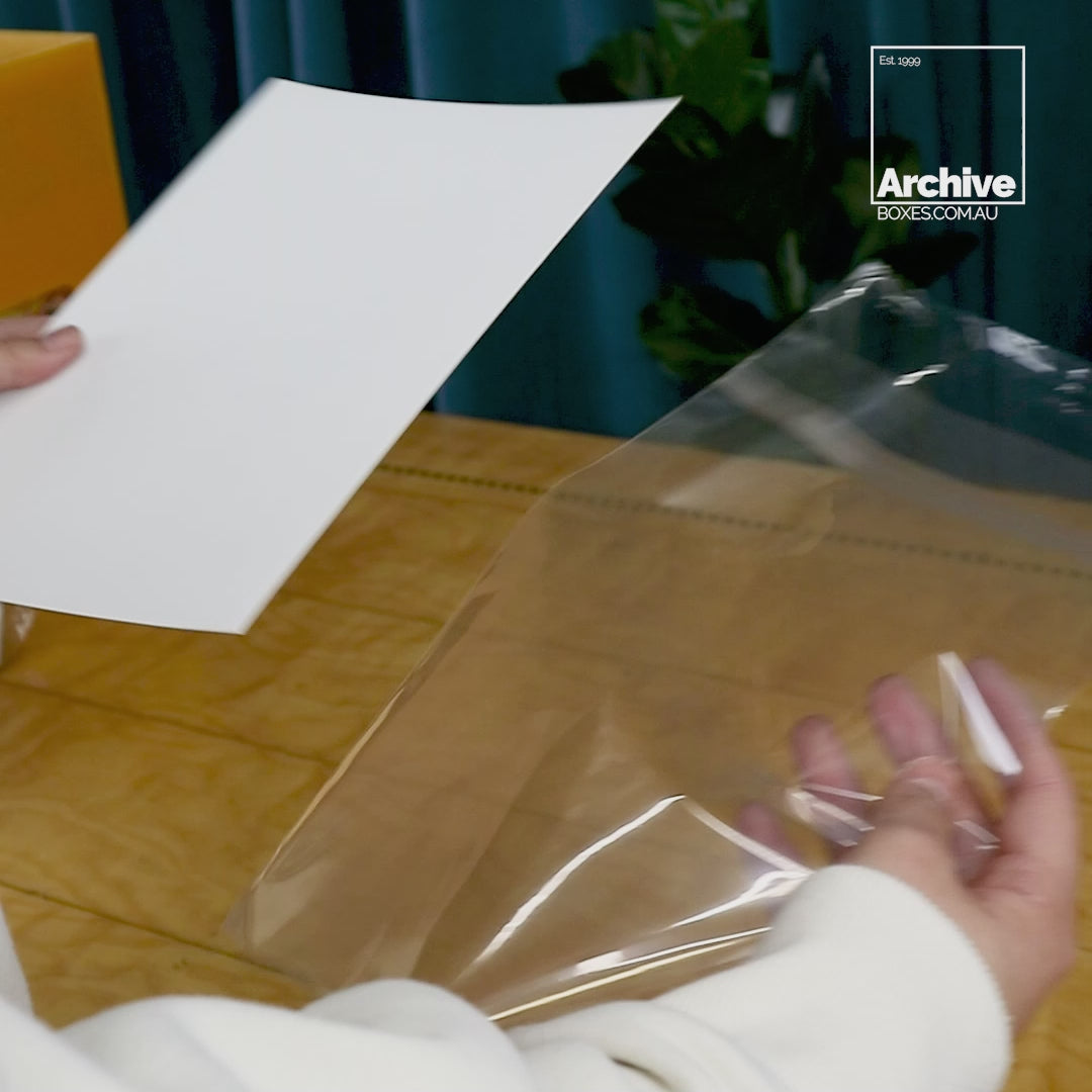 Load video: Acid-free comic boards for all comic sizes, protects and supports your collection from bends and creases.