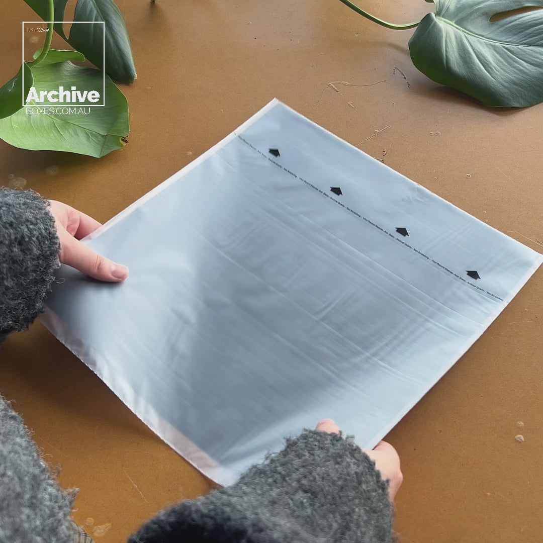 Load video: 12" Vinyl Record Audiophile Inner Sleeves