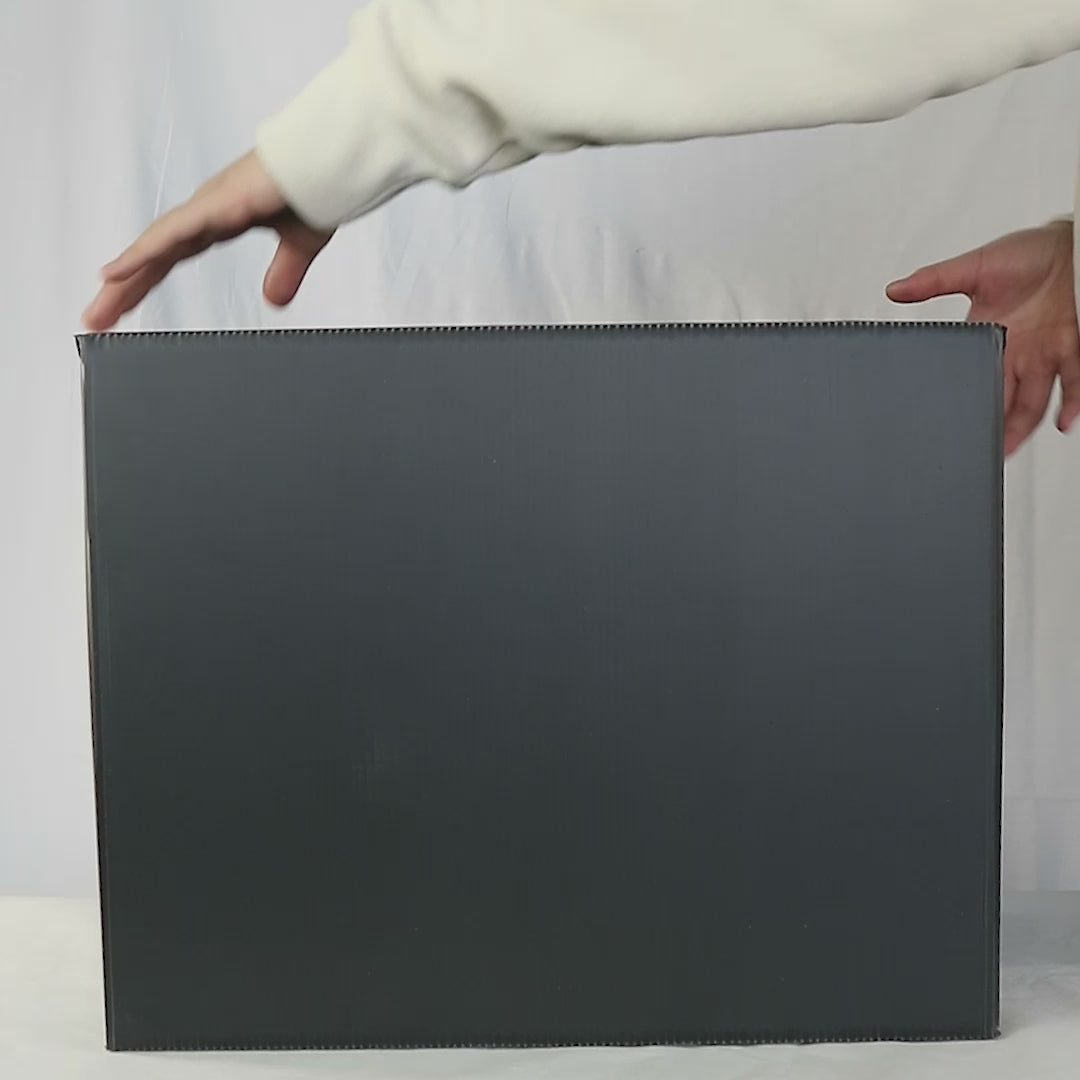 Load video: lever arch binder archive box label attached lid strong plastic