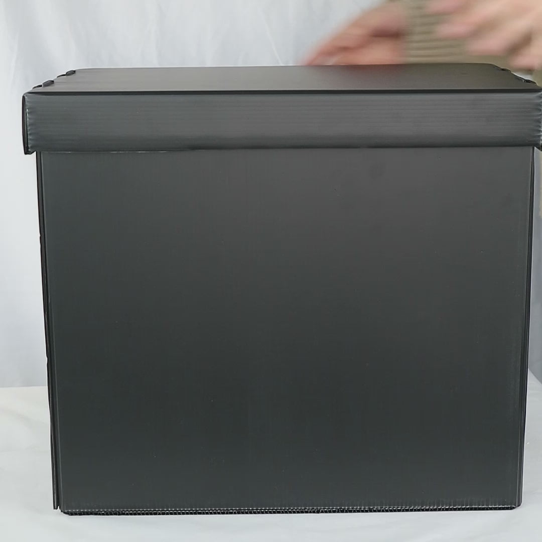 Load video: Durable magazine box for organising and protecting your collection, available in multiple colours.