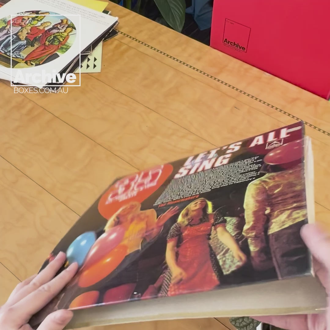 Load video: 12&quot; Vinyl Record LP Jacket Sleeves