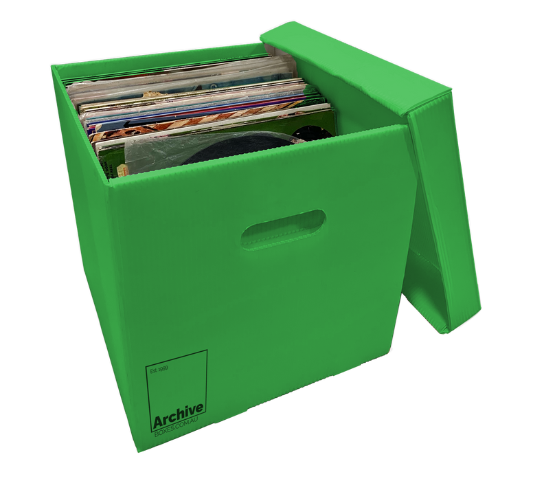 Vinyl LP Record Storage Box