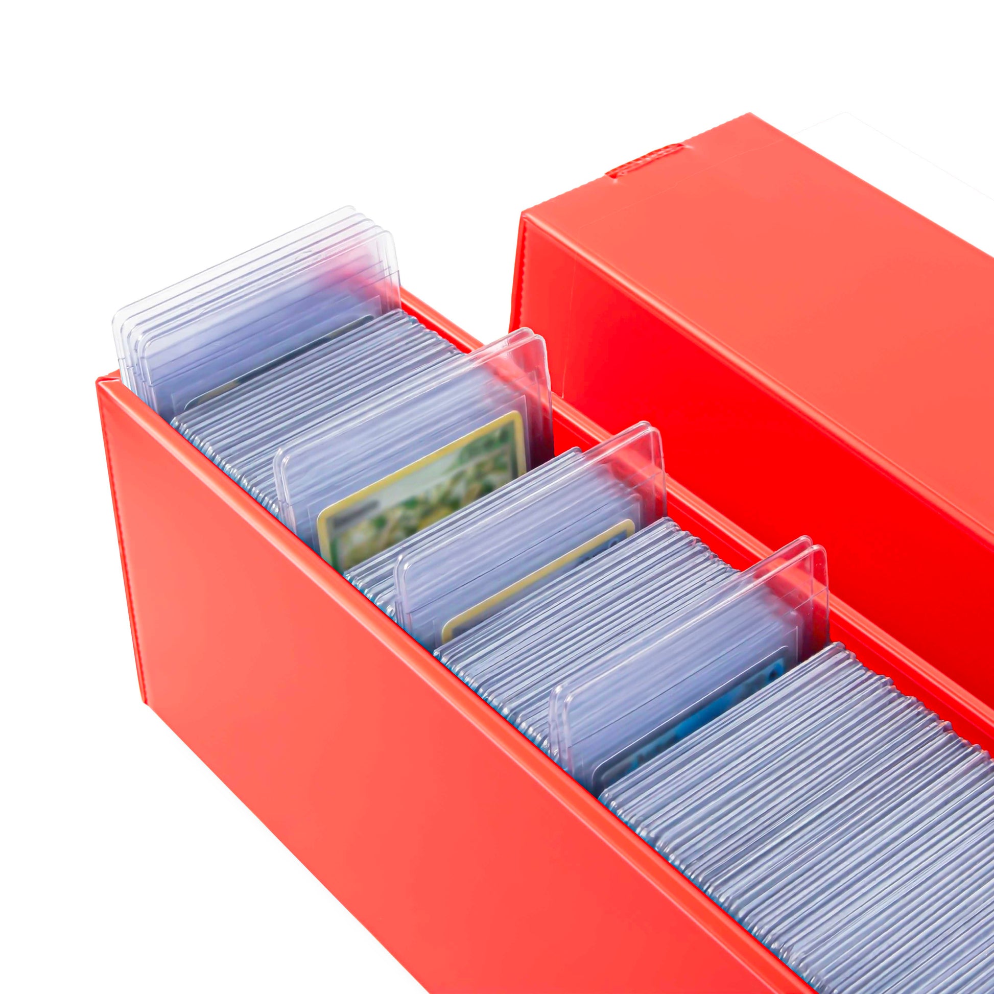 Semi-Rigid & Graded Card Storage Box – lifestyle in use, trading card protection