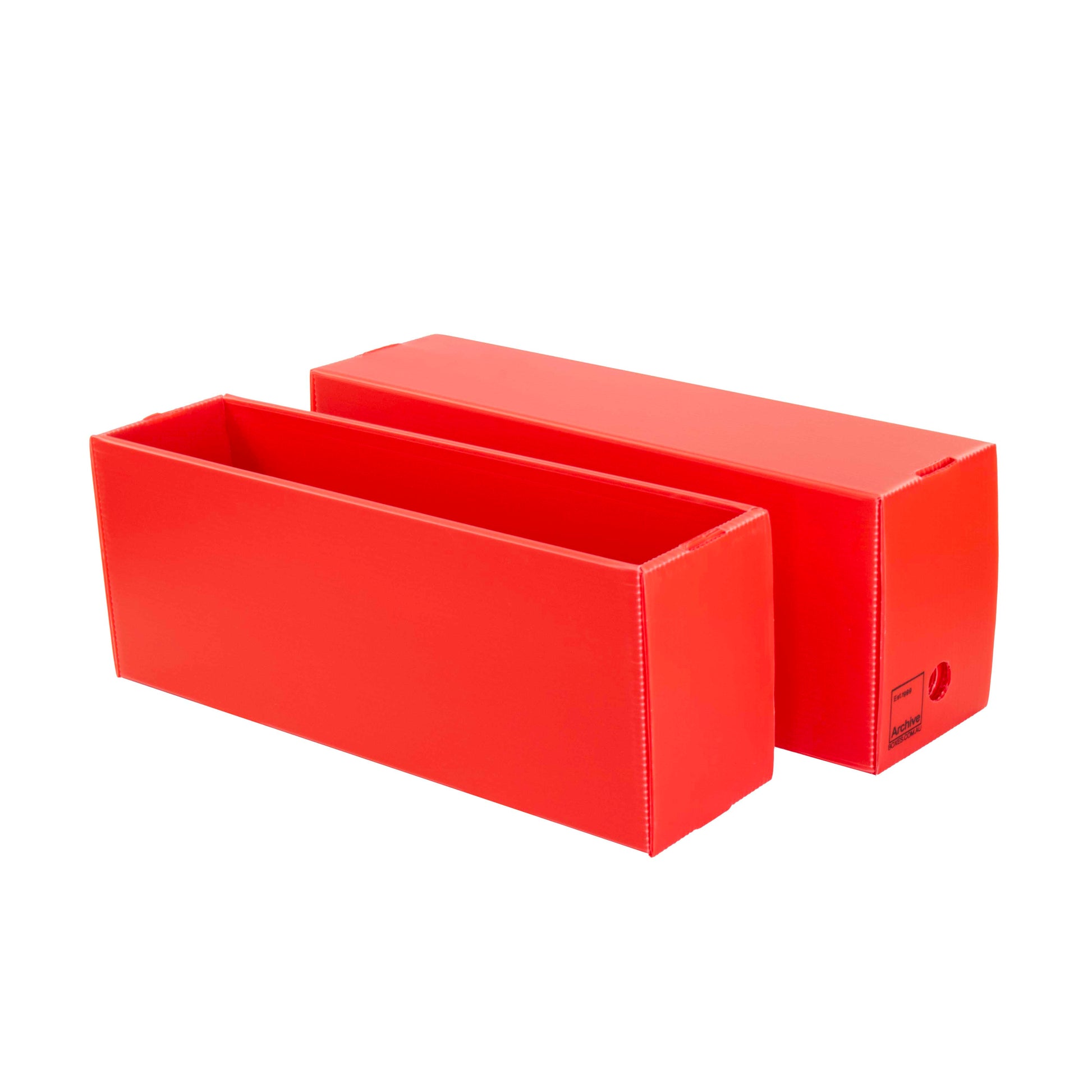 Semi-Rigid & Graded Card Storage Box – alternate angle, trading card protection