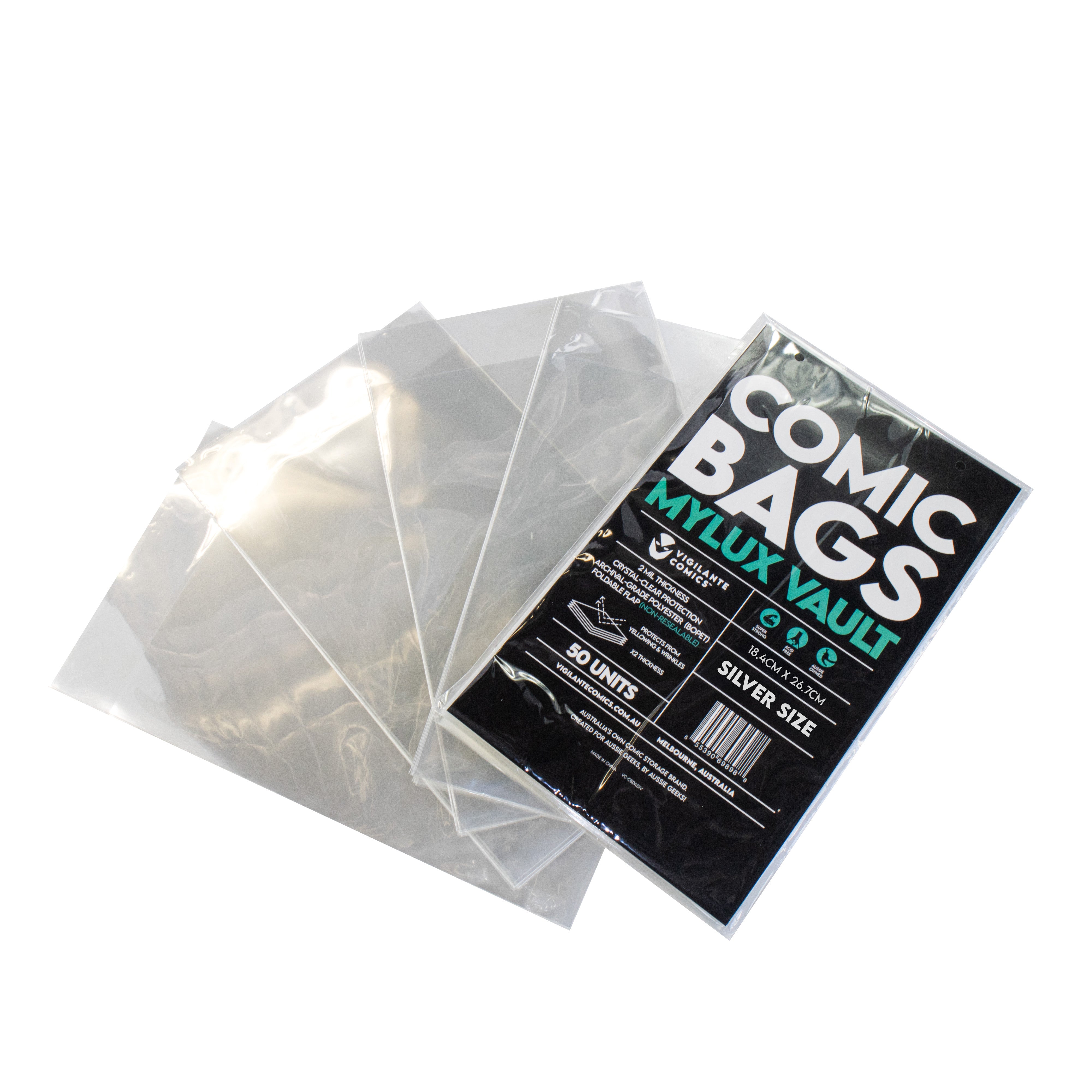 Mylux Vault Mylar Silver Size Comic Book Bags