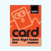 Card Semi-Rigid Grading Holders – front view, trading card protection
