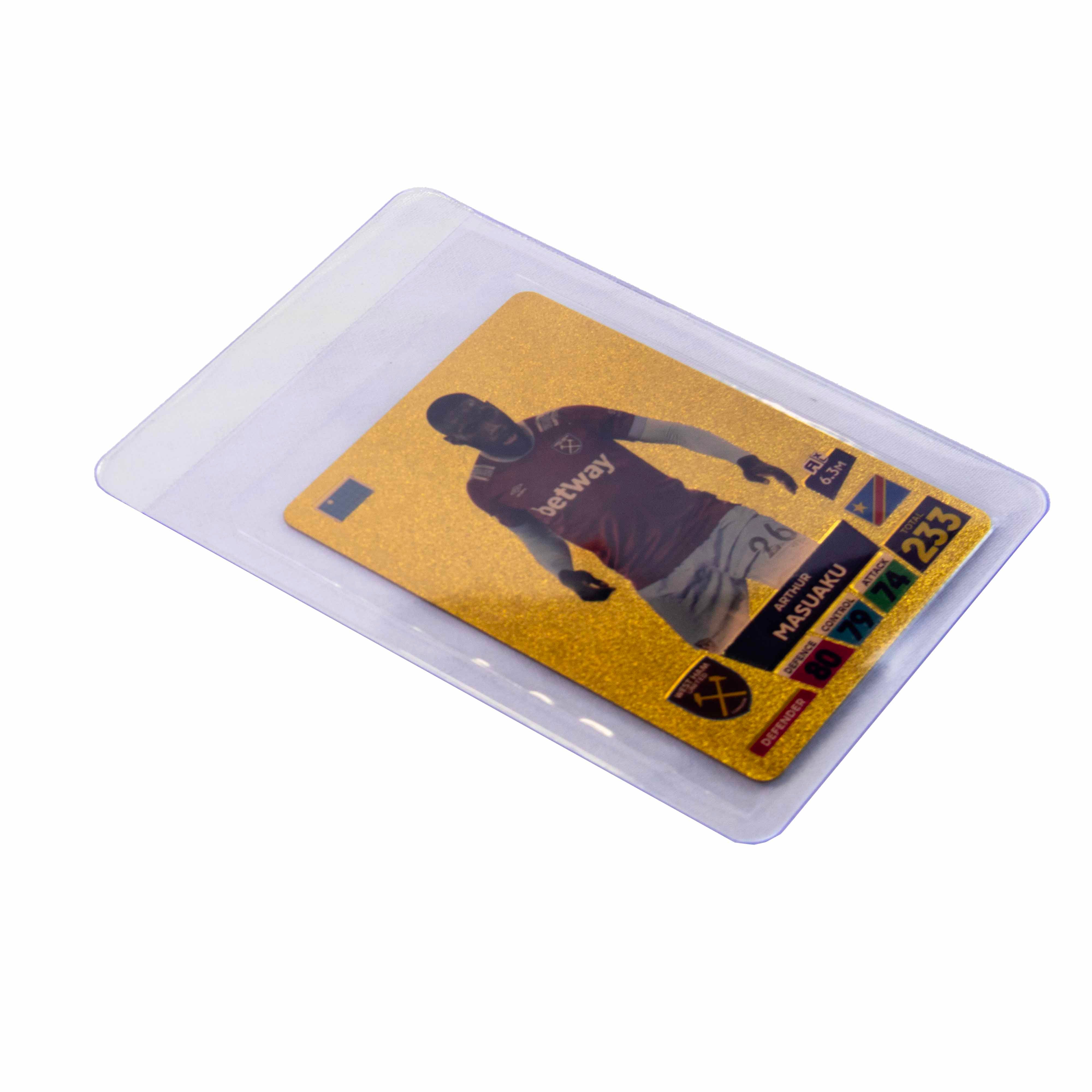Card Semi-Rigid Grading Holders – close-up detail, trading card protection