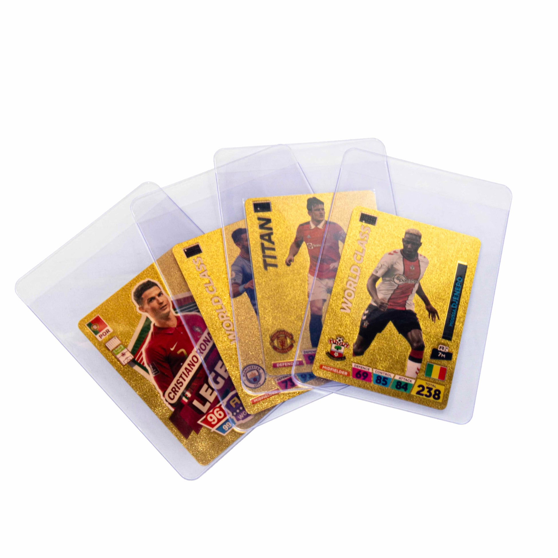 Card Semi-Rigid Grading Holders – alternate angle, trading card protection