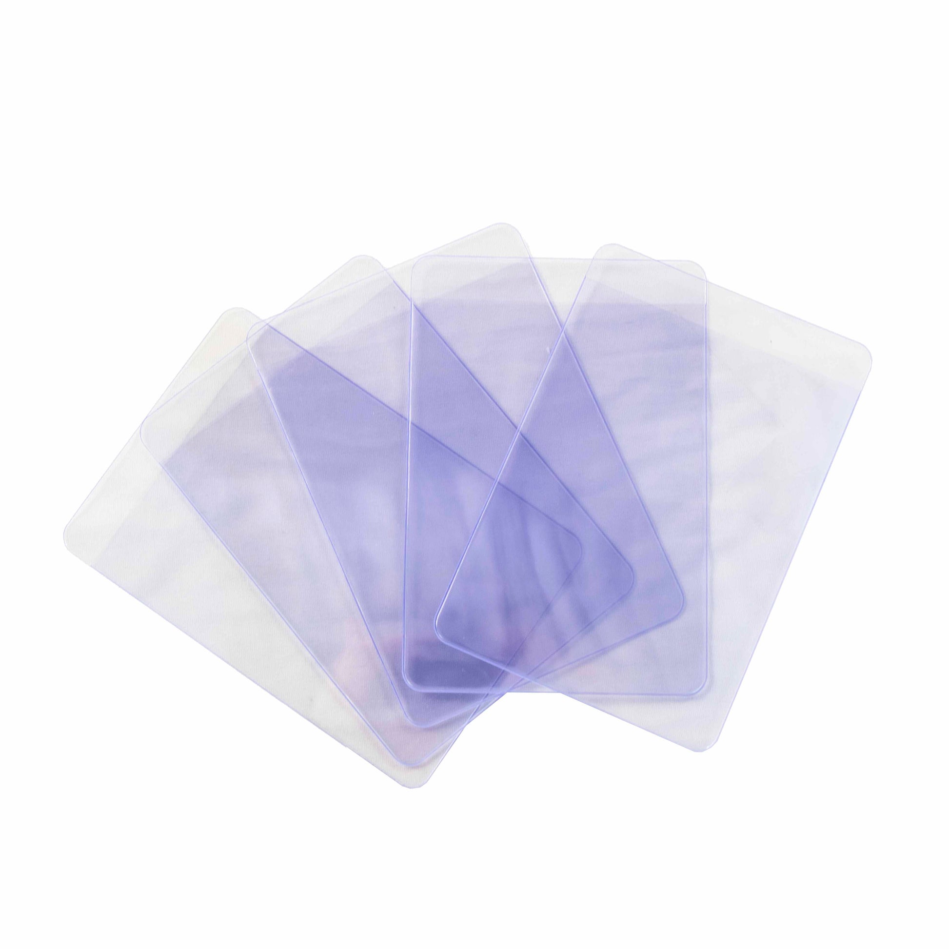 Card Semi-Rigid Grading Holders – interior view, trading card protection