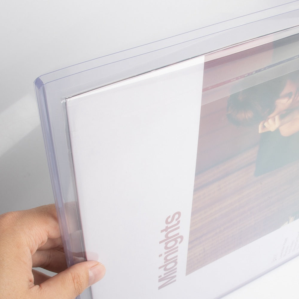 12-inch vinyl record toploaders for protecting LP covers and sleeves — made from crystal-clear, archival-safe polypropylene.