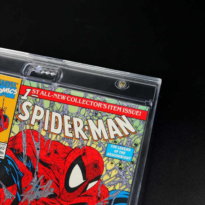 magnetic comic book holder display case strong plastic cover comic protection storage