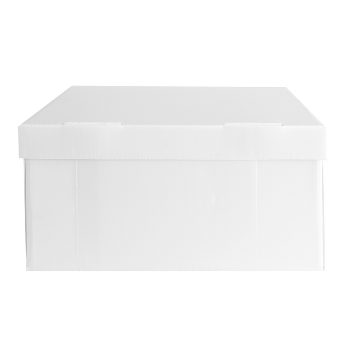 A3 Archive Box attached lid white strong handles