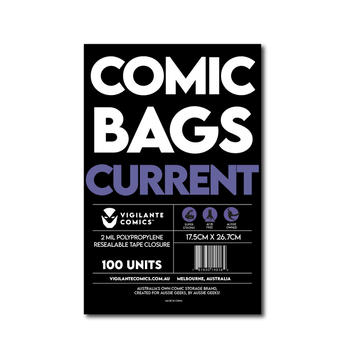 BIG FUDGE Comic Book Bags and Backing Boards - Comics Cover Plastic  Protector Sleeves and Acid Free Board - 7.25” x 10.5